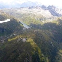 Flugwegposition um 12:55:21: Aufgenommen in der Nähe von Goms, Schweiz in 2948 Meter